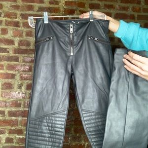 Divided H$M Faux Leather Pants